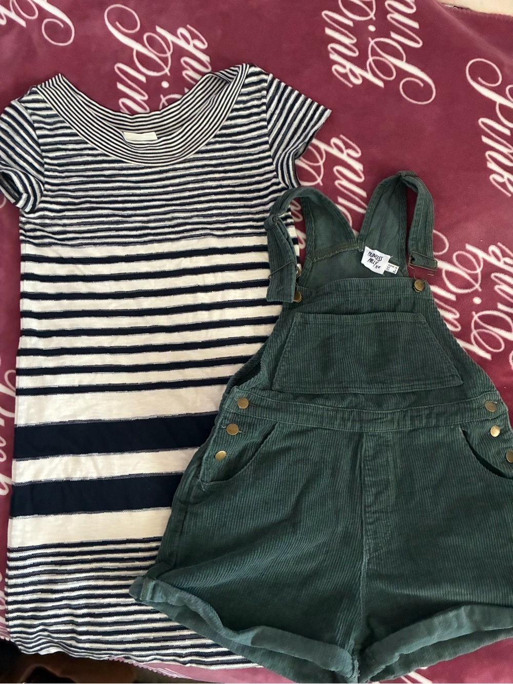 Princess Polly corduroy overalls Bundle, anthropologie Maxwell jeans, size small